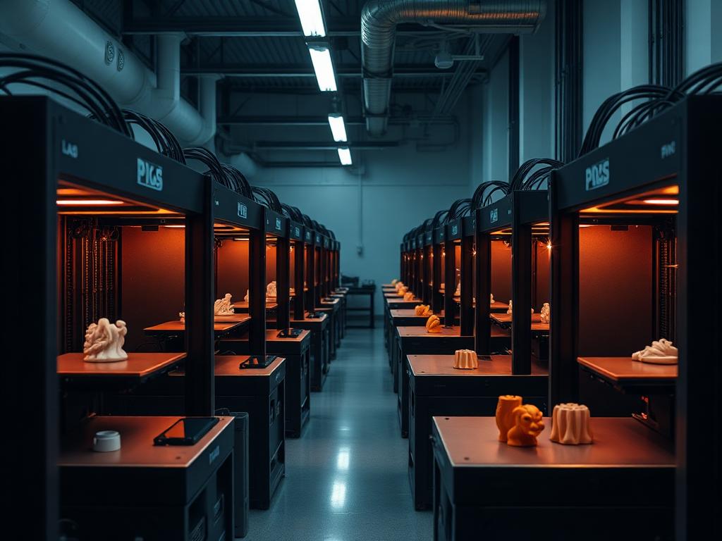 Print stage — graphic design and 3D modeling tools
