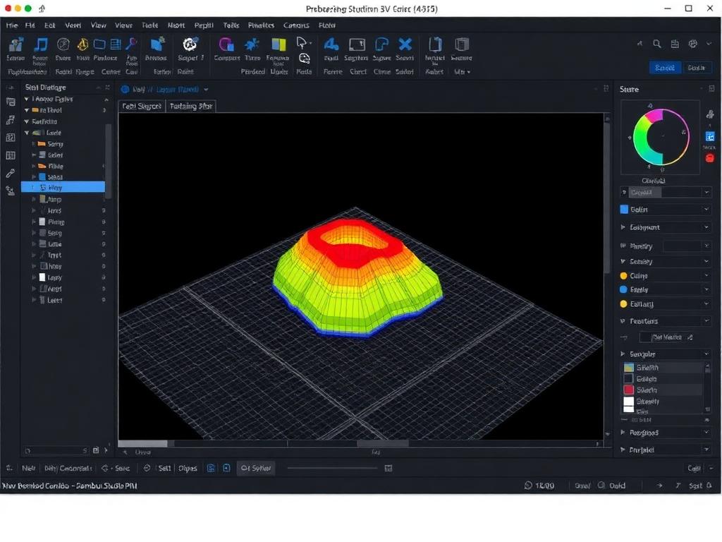 Slice stage — graphic design and 3D modeling tools